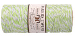 Baker's Twine Metallic Lime/White/Silver