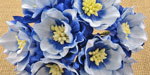 Wild Orchid Crafts Lotus Flower 2-Tone Sapphire Blue RESTOCKED!