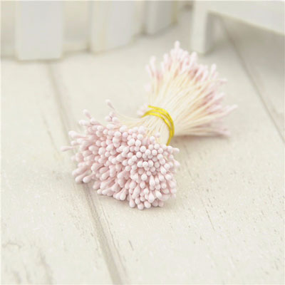 Double Head Mini Stamens Light Pink