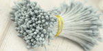 Double Head Mini Stamens Light Gray