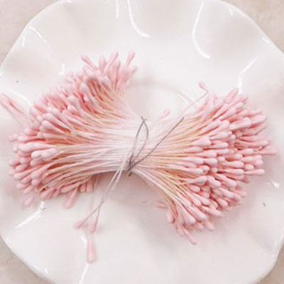 Double Head Mini Stamens Pink