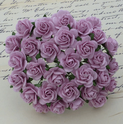 Wild Orchid Crafts Open Roses Lilac