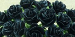 Wild Orchid Crafts Open Roses Black