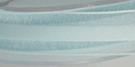 Sheer Organza w/Satin Center Light Blue