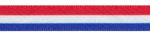 3/8" Patriotic Stripes on Satin Ribbon