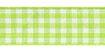 Plaid Ribbon Apple Green