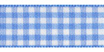 Plaid Ribbon Capri Blue