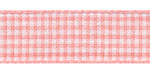 Plaid Ribbon Coral Rose Mini-Check