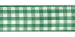 Plaid Ribbon Emerald 