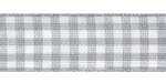 Plaid Ribbon Gray