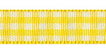 3/8" Plaid Ribbon Maize