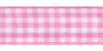 Plaid Ribbon Medium Pink