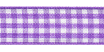 Plaid Ribbon Purple 