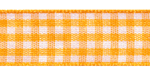 Plaid Ribbon Tangerine 