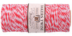 Baker's Twine Metallic Red/White/Silver