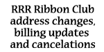 Ribbon Club Billing Updates, Address Changes and Cancelations
