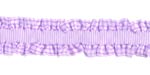 Elastic Double Ruffles Ribbon Lavender