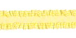 Elastic Double Ruffles Ribbon Yellow CLEARANCE!