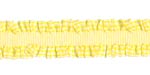 Elastic Double Ruffles Ribbon Yellow 