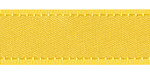 5/8" Satin with Grosgrain Edge Maize