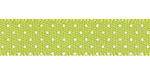 3/8" Satin Swiss Mini Dots Ribbon Apple Green