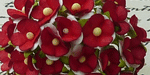 Wild Orchid Craft Sweetheart Blossoms 2-Tone Red