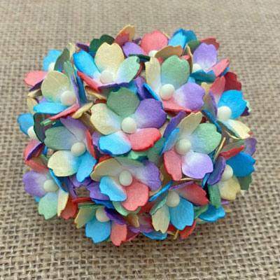 Wild Orchid Craft Sweetheart Blossoms Mixed Rainbow