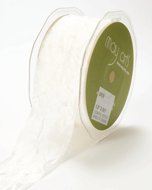 Silky Crush Ivory Ribbon