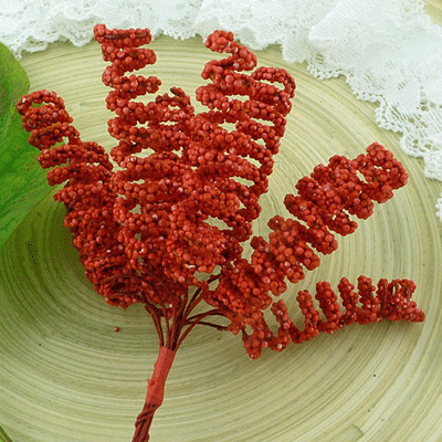 Wild Orchid Craft Spiral Stamens Red