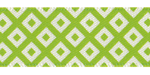 5/8" Square in Square Print Satin Ribbon Kiwi Green SALE!