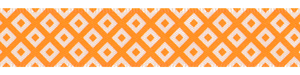 5/8" Square in Square Print Satin Ribbon Tangerine SALE!