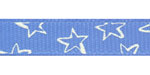 Stars on Capri Blue Grosgrain Spool SALE!