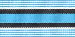 Baby Boy Blanket Striped Grosgrain