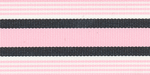 Baby Girl Blanket Striped Grosgrain