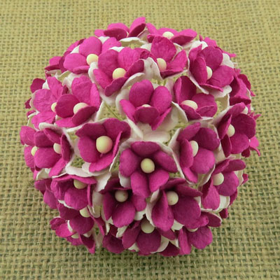 Wild Orchid Craft Sweetheart Blossoms 2-Tone Deep Pink