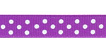 RRR Select Swiss Dots Grosgrain Purple
