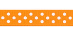 RRR Select Swiss Dots Grosgrain Tangerine