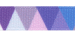 Mixed Purple Triangle Print Grosgrain Ribbon HALF OFF!