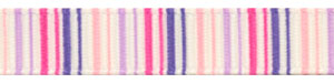 Vertical Stripe Grosgrain Mixed Pink and Purple OVER HALF OFF!!