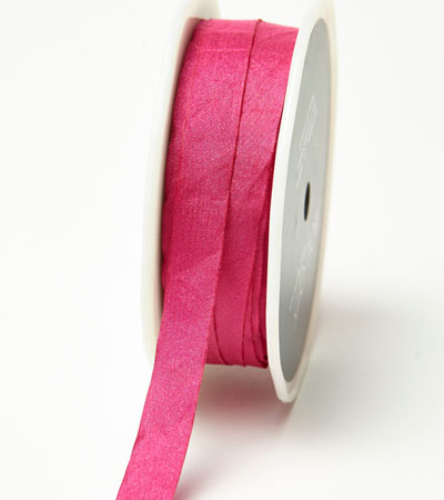 1/2" Fuchsia Wrinkled Ribbon 