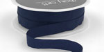 1/2" Navy Wrinkled Ribbon