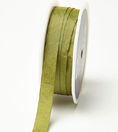 1/2" Olive Wrinkled Ribbon