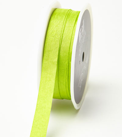 1/2" Parrot Green Wrinkled Ribbon 