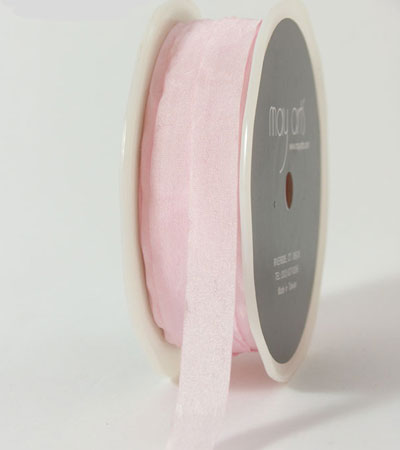 1/2" Pink Wrinkled Ribbon