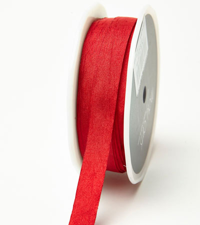 1/2" Red Wrinkled Ribbon