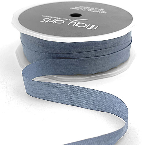 1/2" Slate Blue Wrinkled Ribbon RESTOCKED!