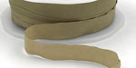 1/2" Taupe Wrinkled Ribbon 