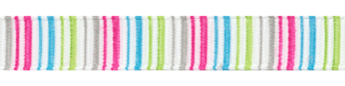 3/8" Bright Vertical Striped Grosgrain Ribbon HALF OFF!