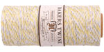 Baker's Twine Metallic Yellow/White/Silver